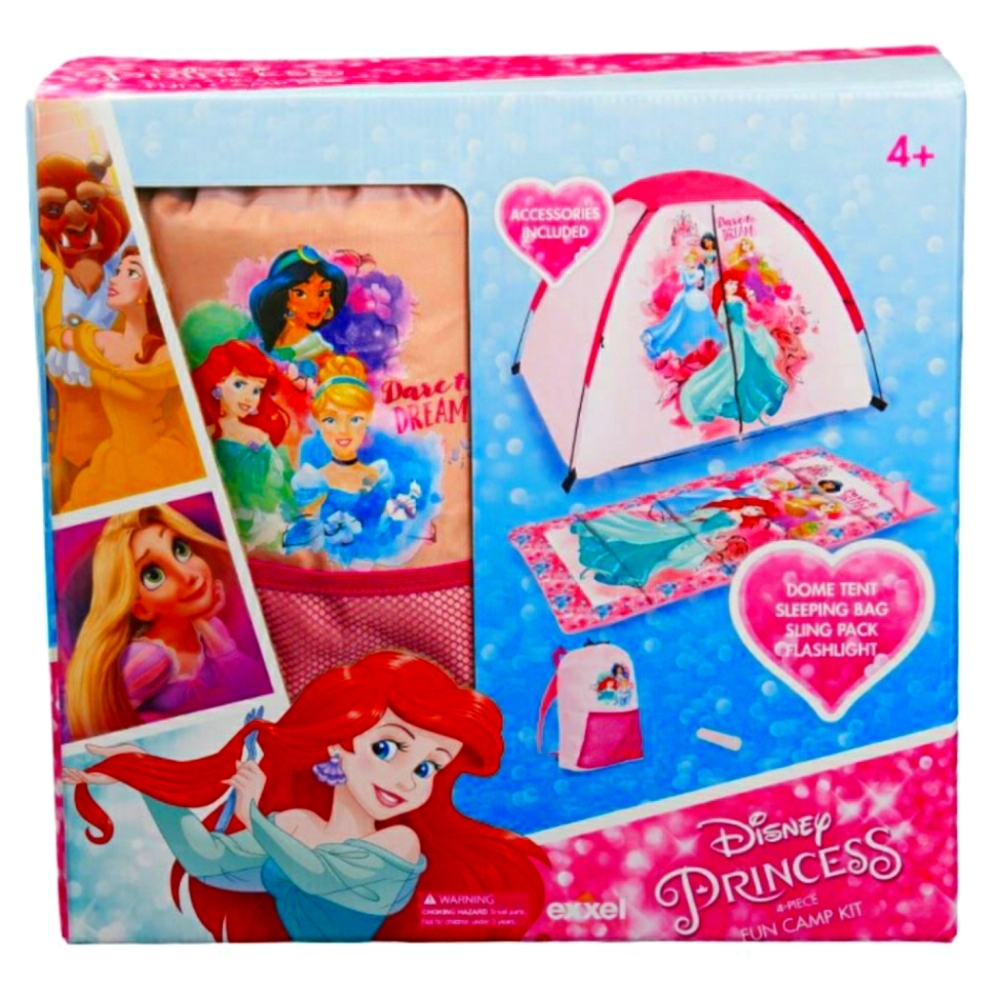 Disney princesses camp tent set